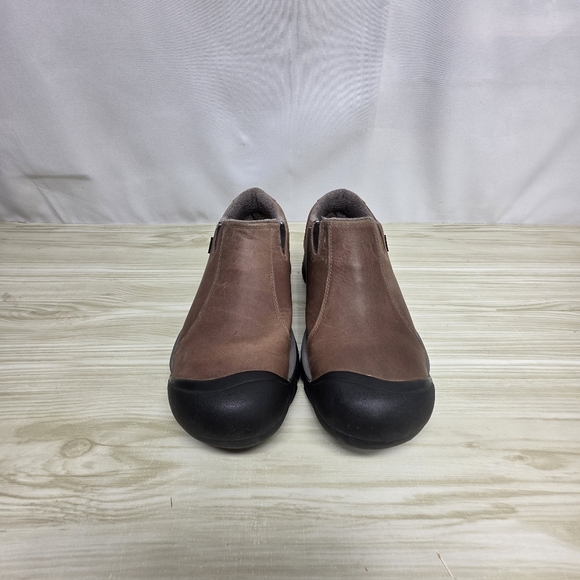 KEEN Brixen Men's Brown Waterproof Slip-On Mules Size 10 - Picture 3 of 6